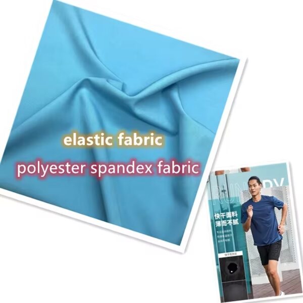 100% Polyester 4-Way Stretch Fabric – 160gsm, Durable for Workwear - Image 2