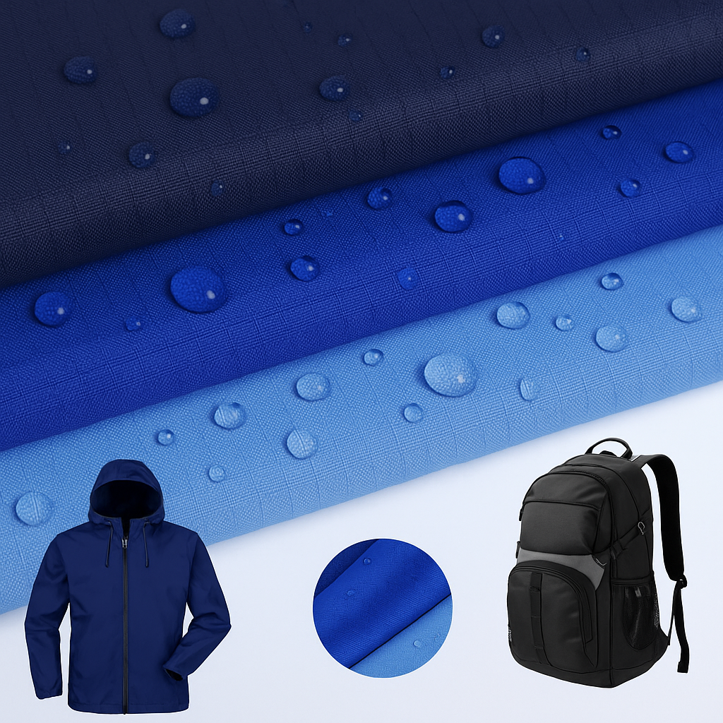 Polyester Ripstop Fabric – 150gsm, Water-Repellent - Jinjiatex