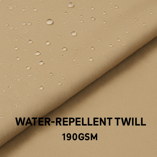 Water-Repellent TC Twill Fabric– 190gsm