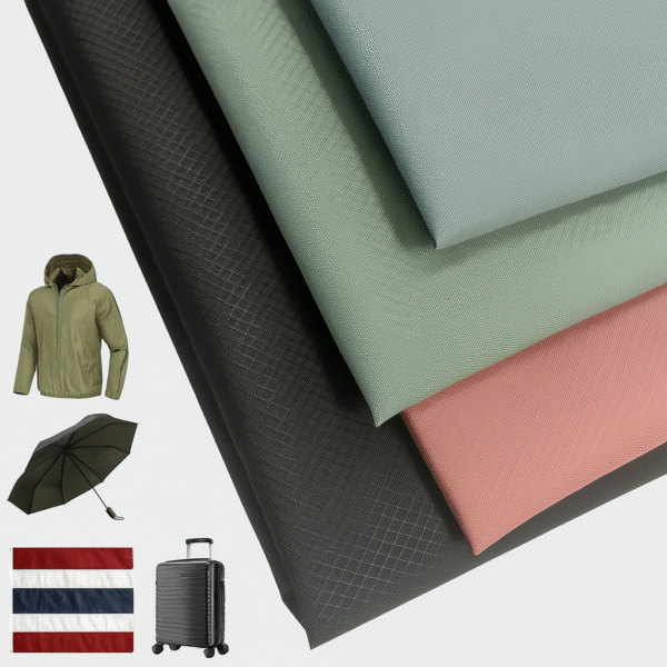 240T Polyester Pongee – Water-Repellent, 80gsm