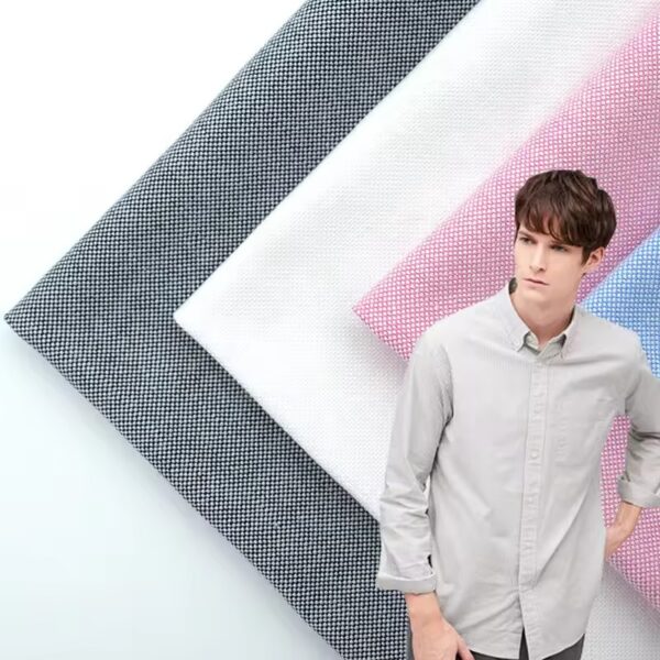 Stretch Oxford Shirting Fabric