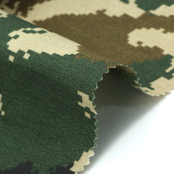 T/C Printed Ripstop Fabric – Camo Pattern190gsm - Image 4