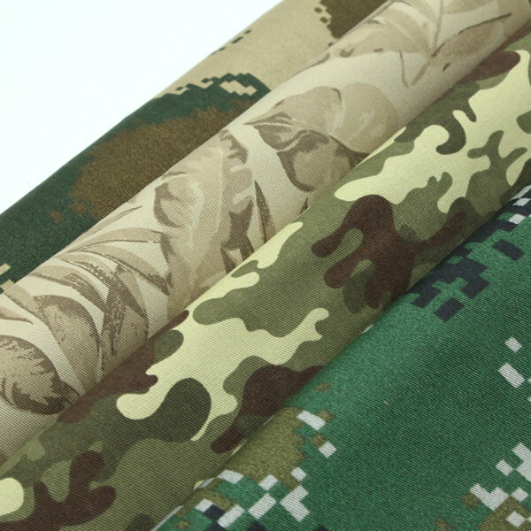 T/C Printed Ripstop Fabric – Camo Pattern190gsm - Image 2