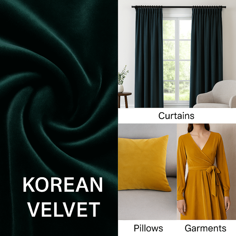 Korean Velvet Fabric